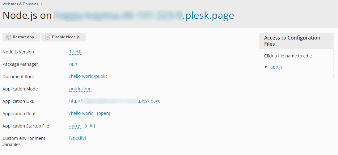 Activer Node.js